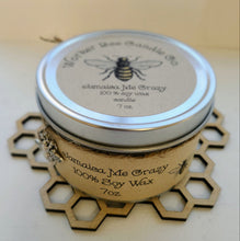 Load image into Gallery viewer, 7 oz. Travel Tin 100% Soy Candle Jamaica Me Crazy