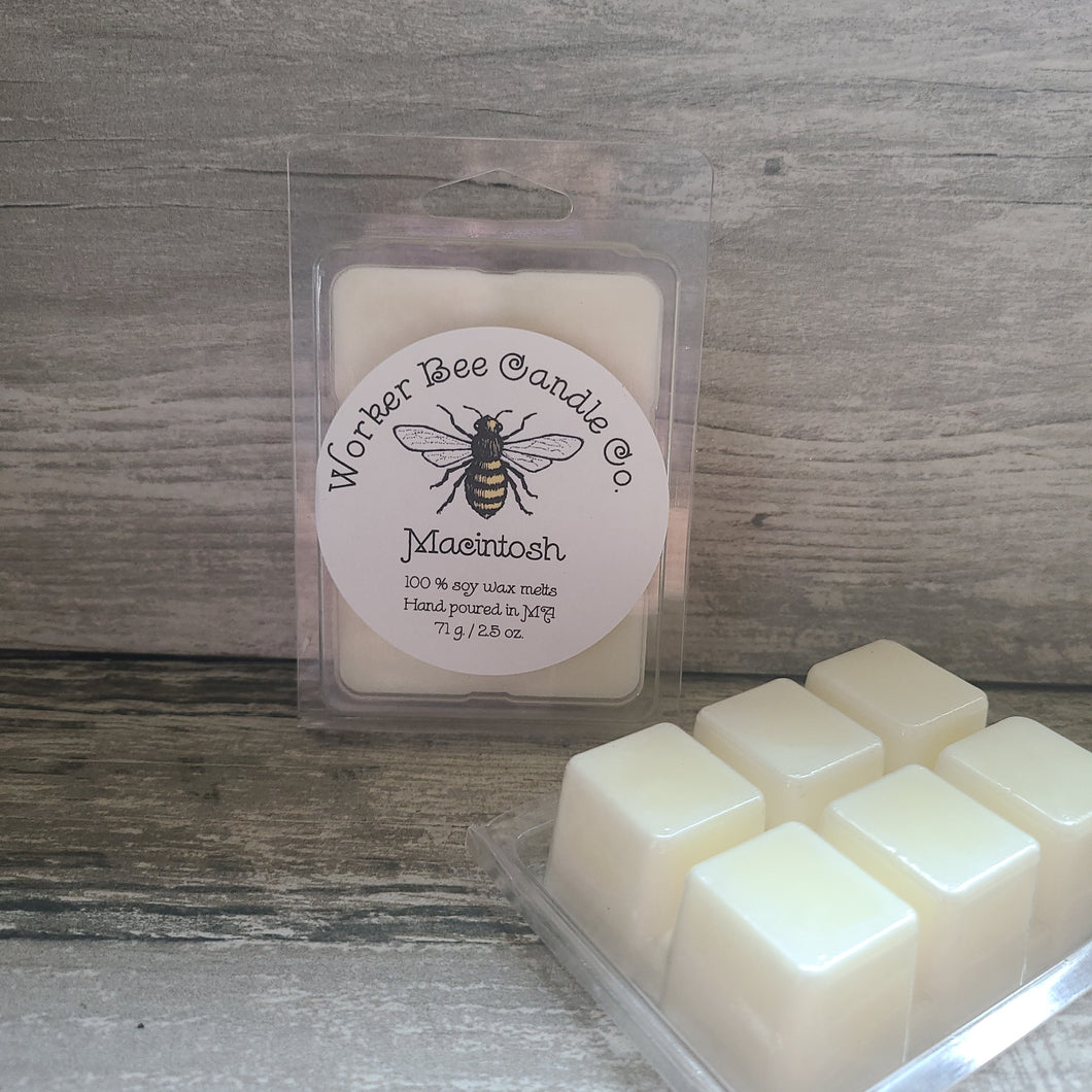 100% US Grown Soy Wax Melt Macintosh