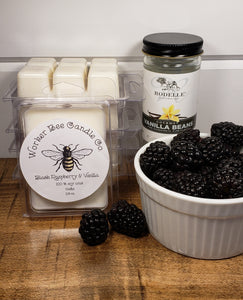 100% US Grown Soy Wax Melt 2.5 oz Black Raspberry & Vanilla