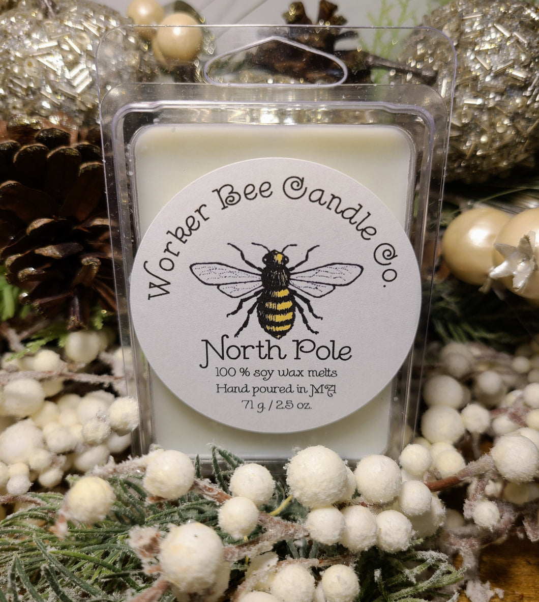 100% U.S. Grown Soy Wax Melt 2.5 oz North Pole