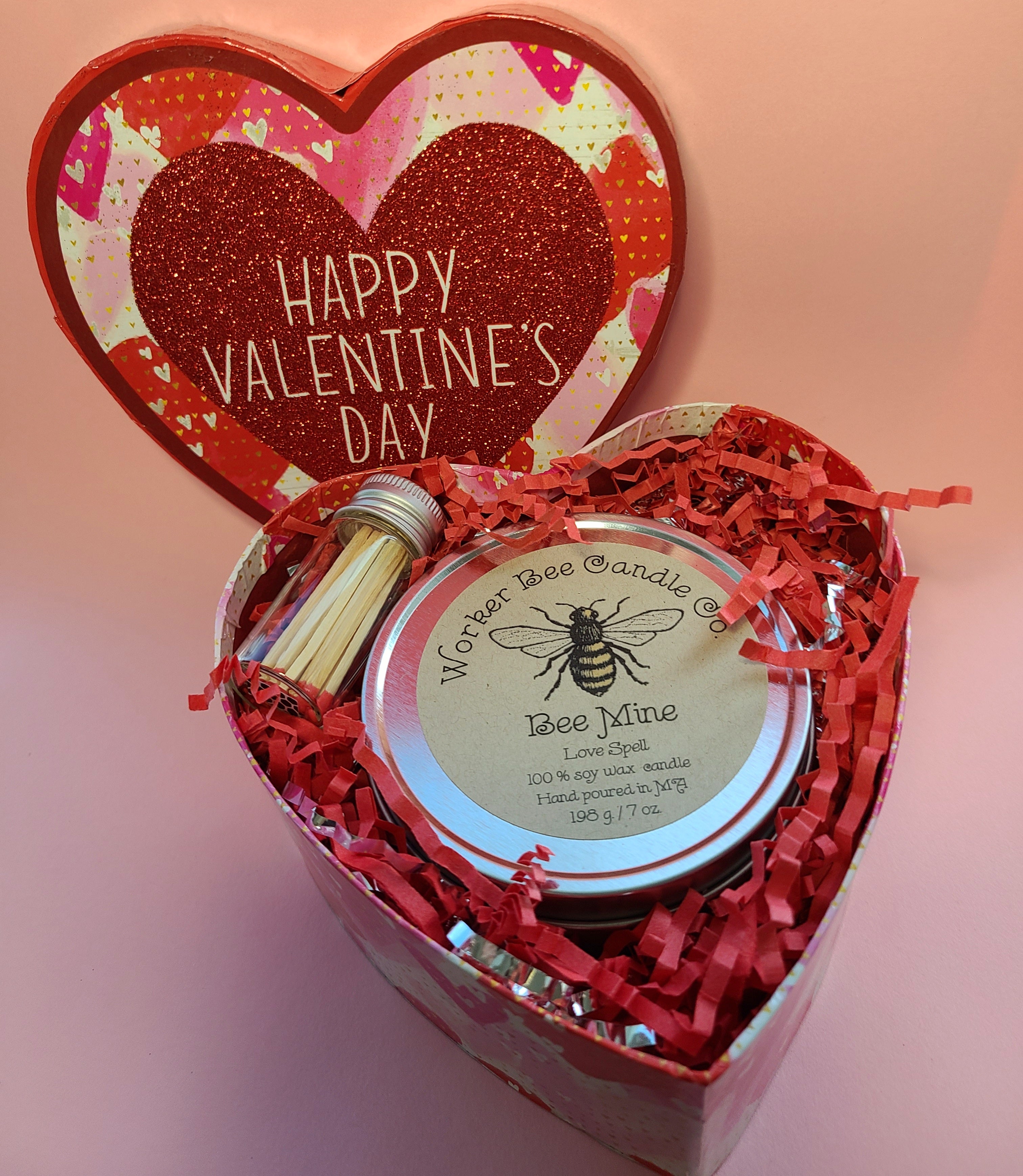 Love Spell Soy Candle, Valentines Day Candle Gift