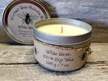 Load image into Gallery viewer, 7 oz. Travel Tin 100% Soy Candle White Birch
