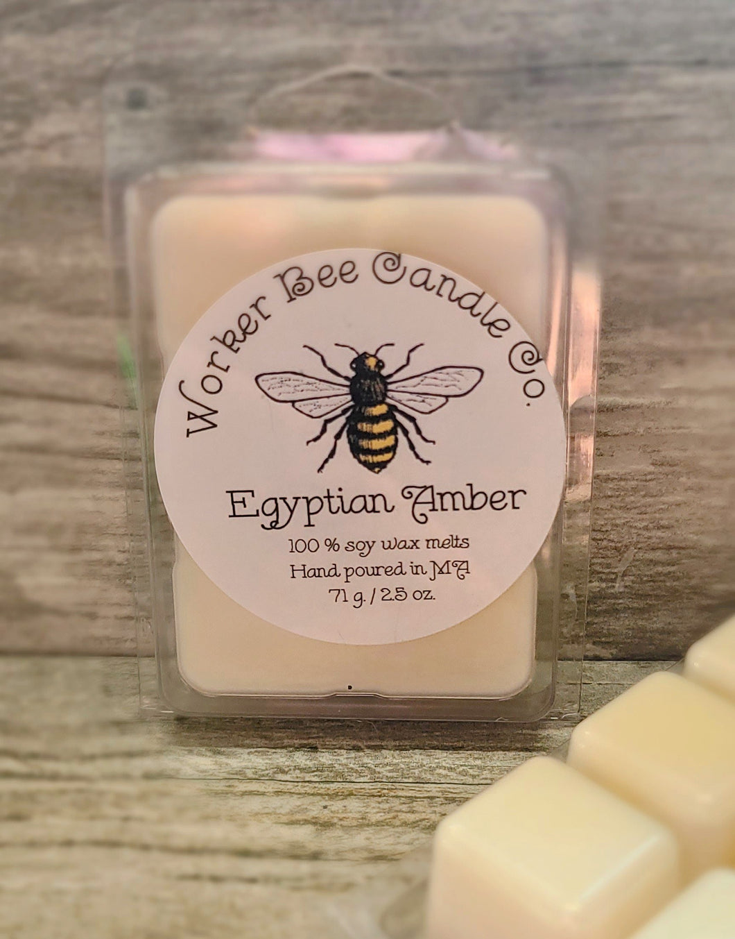 100% U.S. Grown Soy Wax Melt 2.5 oz Egyptian Amber