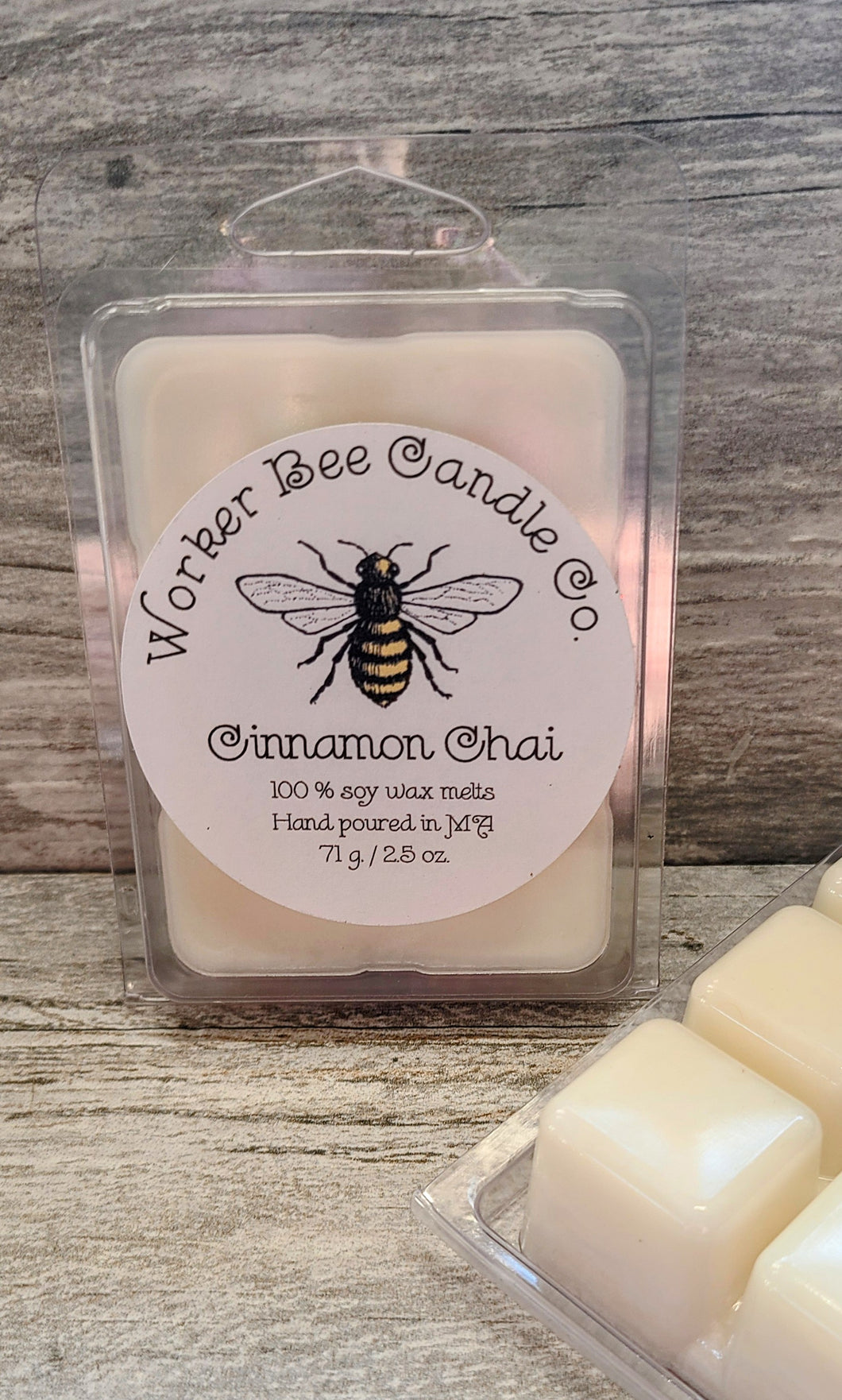 100% U.S. Grown Soy Wax Melt 2.5 oz Cinnamon Chai